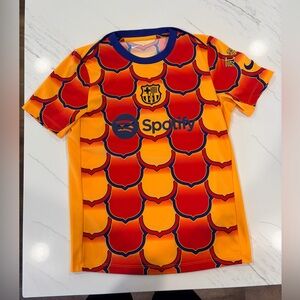Nike, FC Barcelona, kids/youth soccer jersey, Spotify third kit